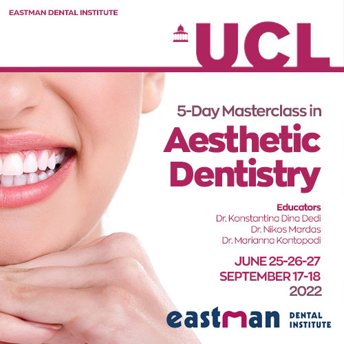 UCL 5 Days Masterclass in Aesthetic Dentistry 2022