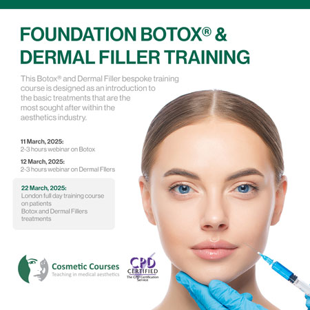 Botox® and Dermal Filler Foundation Training Course 2025