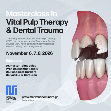 3-Day Masterclass in Vital Pulp Therapy and Dental Trauma
